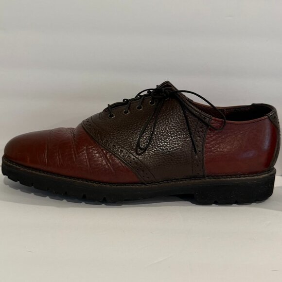 HS Trask Mens 10.5 W Bison Leather Oxford Shoes Made in USA - Picture 9 of 11